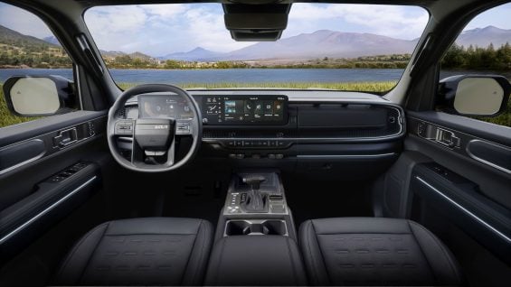 Kia Tasman GL interior painel