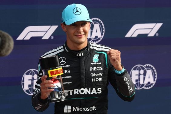 George Russell é pole position no grande prêmio da holanda 2026