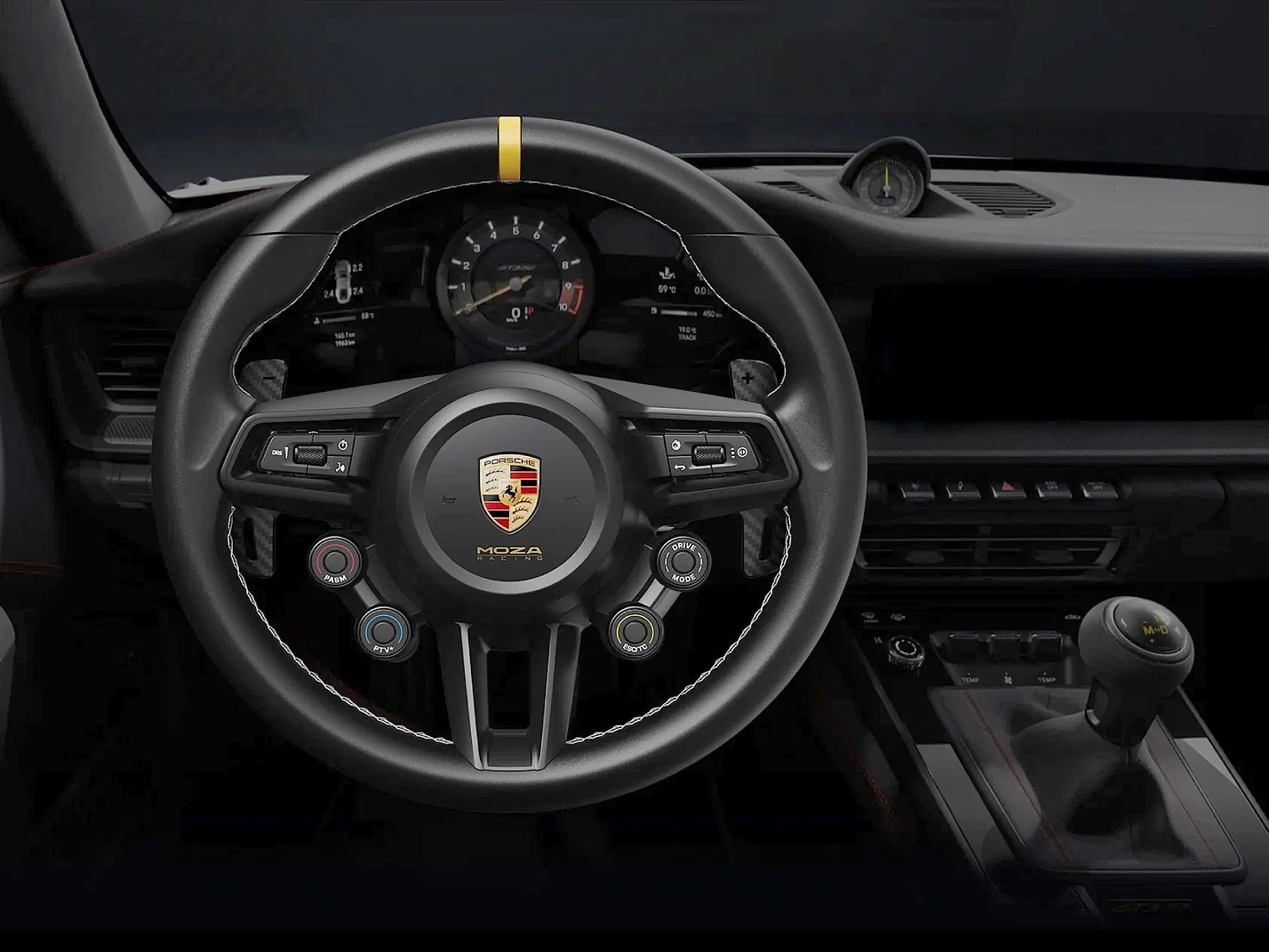 VOLANTE SIMULADOR PORSCHE GT3 RS 4