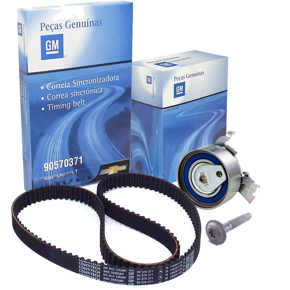 Kit de correia e tensor para Chevrolet 1 0 8 válvulas