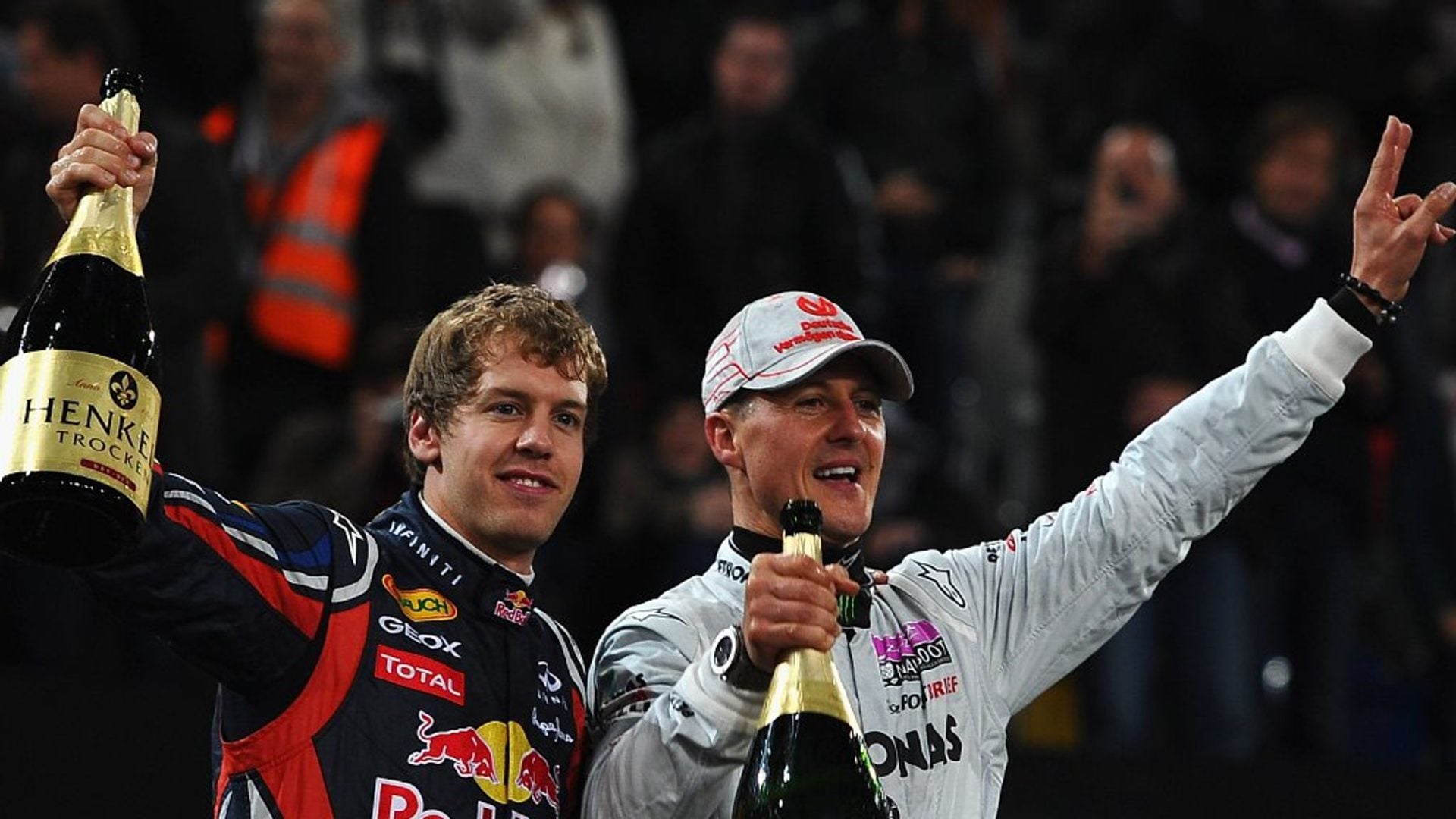 Sebastian Vettel e Michael Schumacher GP da Malasia 2009