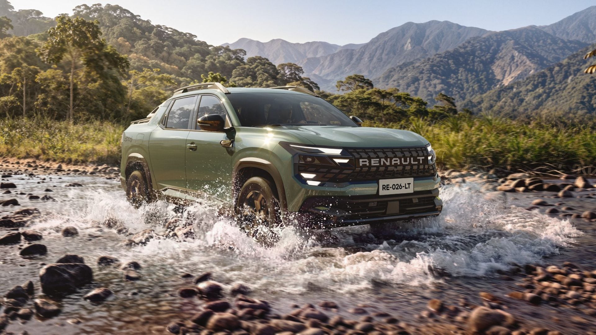 Renault Niagara Outsider 2027 verde frente fora de estrada