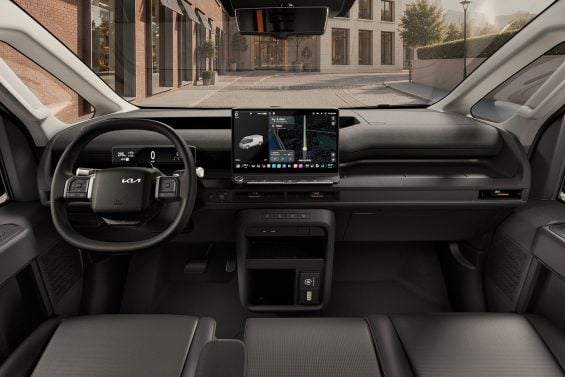 The Kia PV7 Cargo driver seat and Loading space (1)