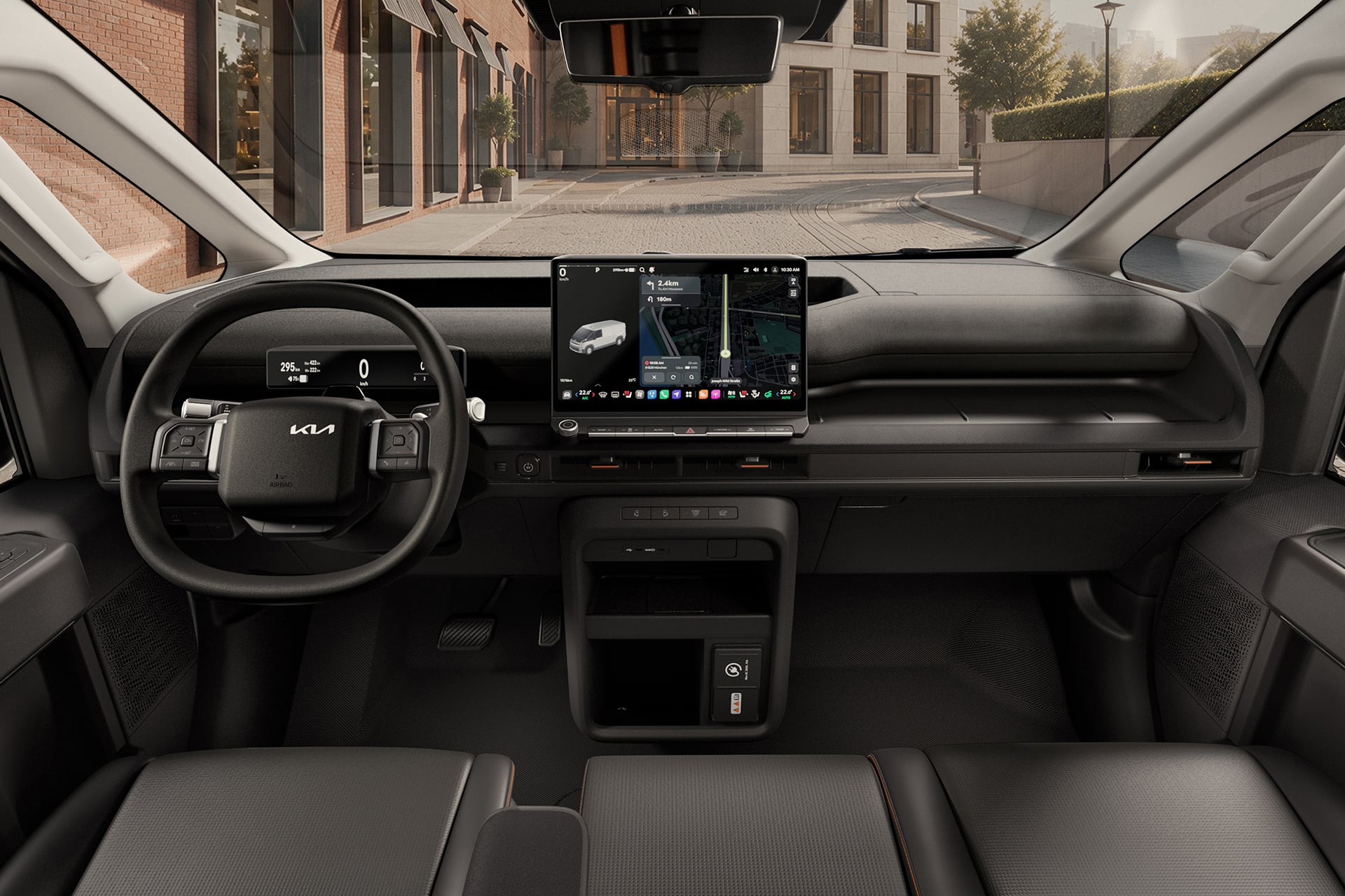 The Kia PV7 Cargo driver seat and Loading space (1)