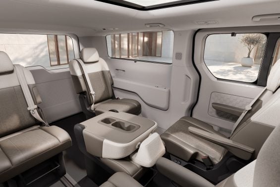 The Kia PV7 Passenger driver seat and interior space (1)