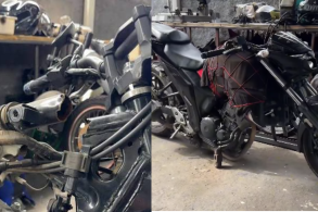 Yamaha FZ25 Fazer 250 chassi quebrado (1)