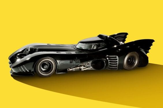 Batmóvel de Batman O Retorno de 1992 lateral 2
