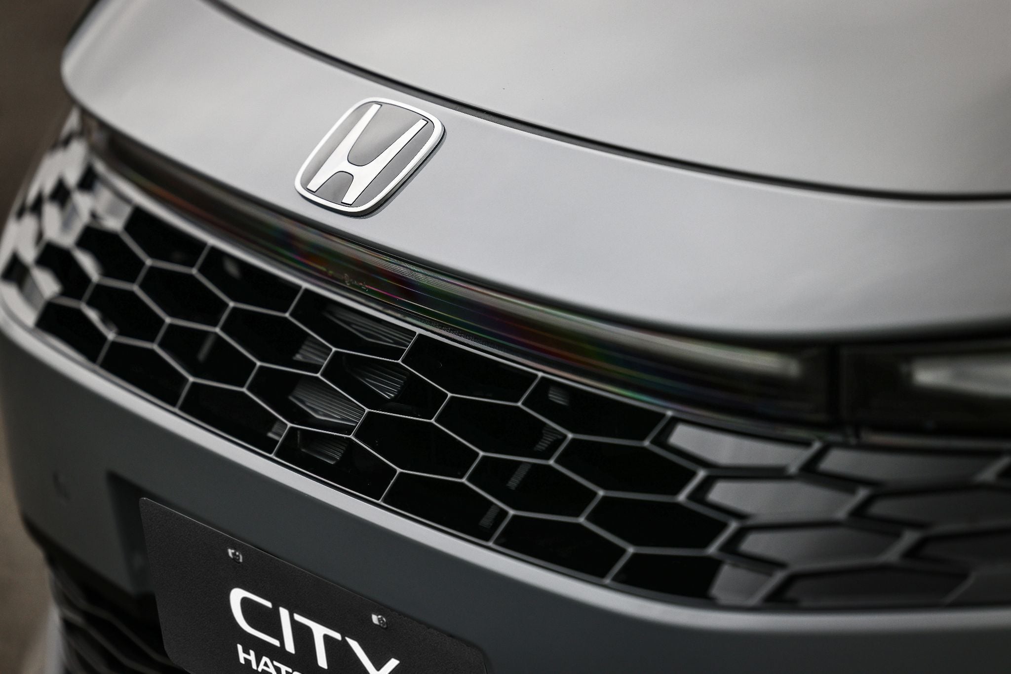 Honda City Hatchback Touring 2027 cinza grade Honda City Hatchback Touring 2027 cinza grade