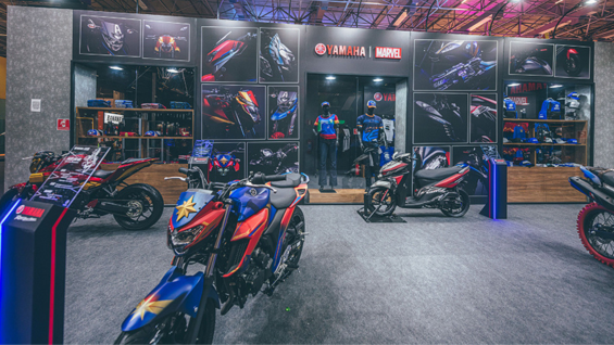Yamaha Marvel motos super herois ccxp 2019 (1)