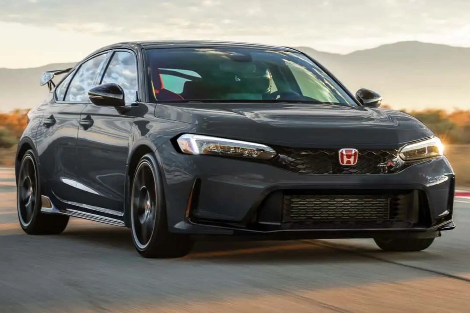 honda civic type r cinza 1
