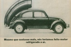 Propaganda antiga Volkswagen Fusca