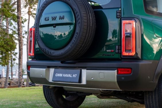 GWM Haval H7 verde traseira estepe