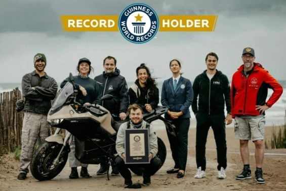 Zero DS bate recorde mundial de autonomia entre motos elétricas Zero DS bate recorde mundial de autonomia entre motos elétricas
