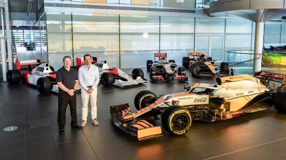 Coleção McLaren F1 a venda Zak Brown e Tom Hartley Jnr Coleção McLaren F1 a venda Zak Brown e Tom Hartley Jnr