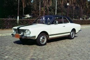 ford corcel cupê branco frente