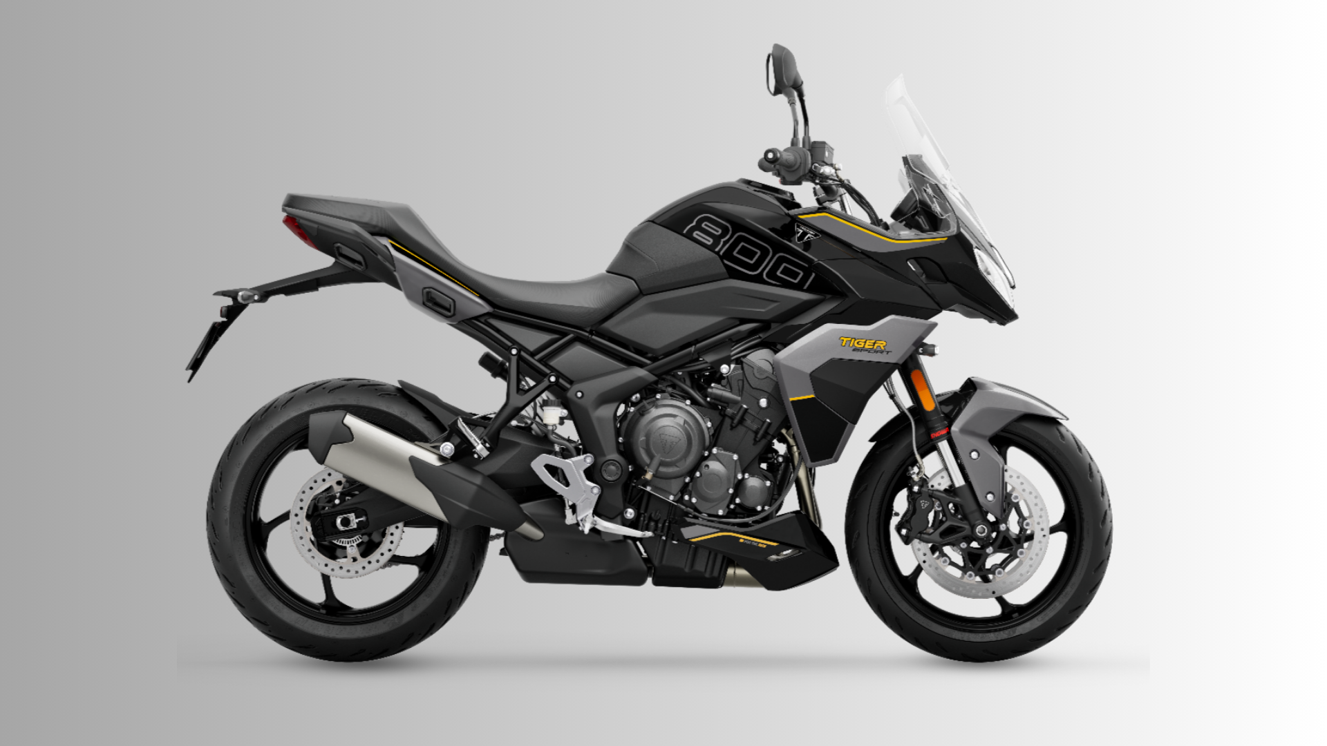 Triumph Tiger Sport 800 GraphiteSapphire Black e Sapphire BlackGraphite