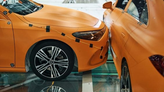 Teste de colisão mercedes bez cla 2