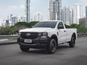 ford ranger XL cabine simples frente em movimento